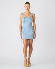 GIANKA DRESS HAZEY BLUE