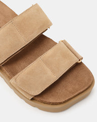 LUTHER TAUPE SUEDE
