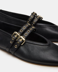 LYDIA BLACK LEATHER