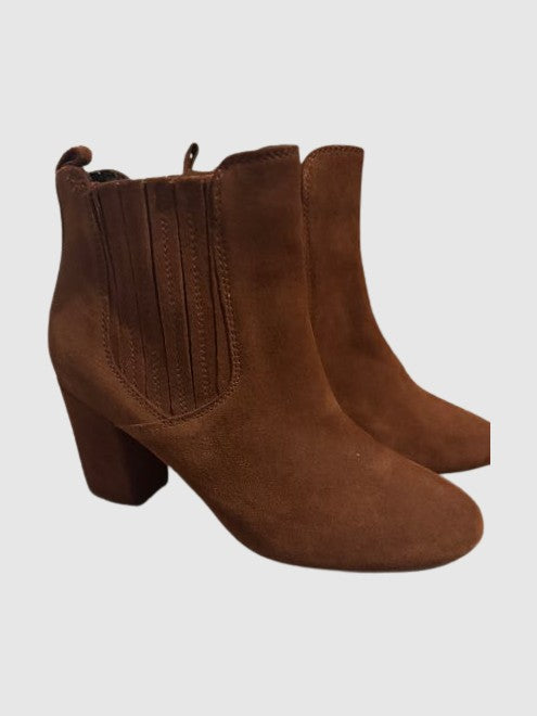 Suede rust booties - SM REBOOTED