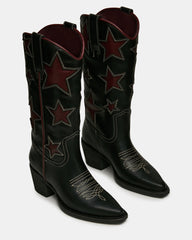 ALBANY STAR BLACK RED