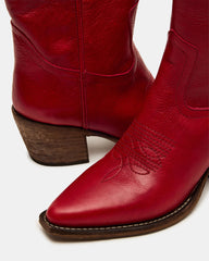 ALBANY RED LEATHER