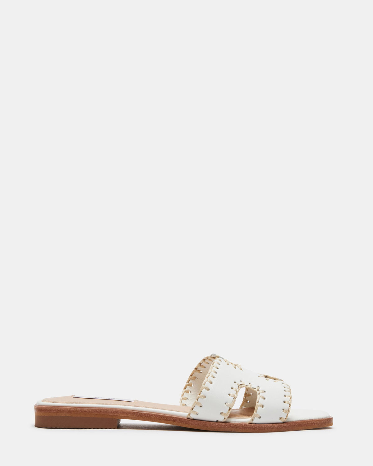 HADYN WOVEN WHITE LEATHER