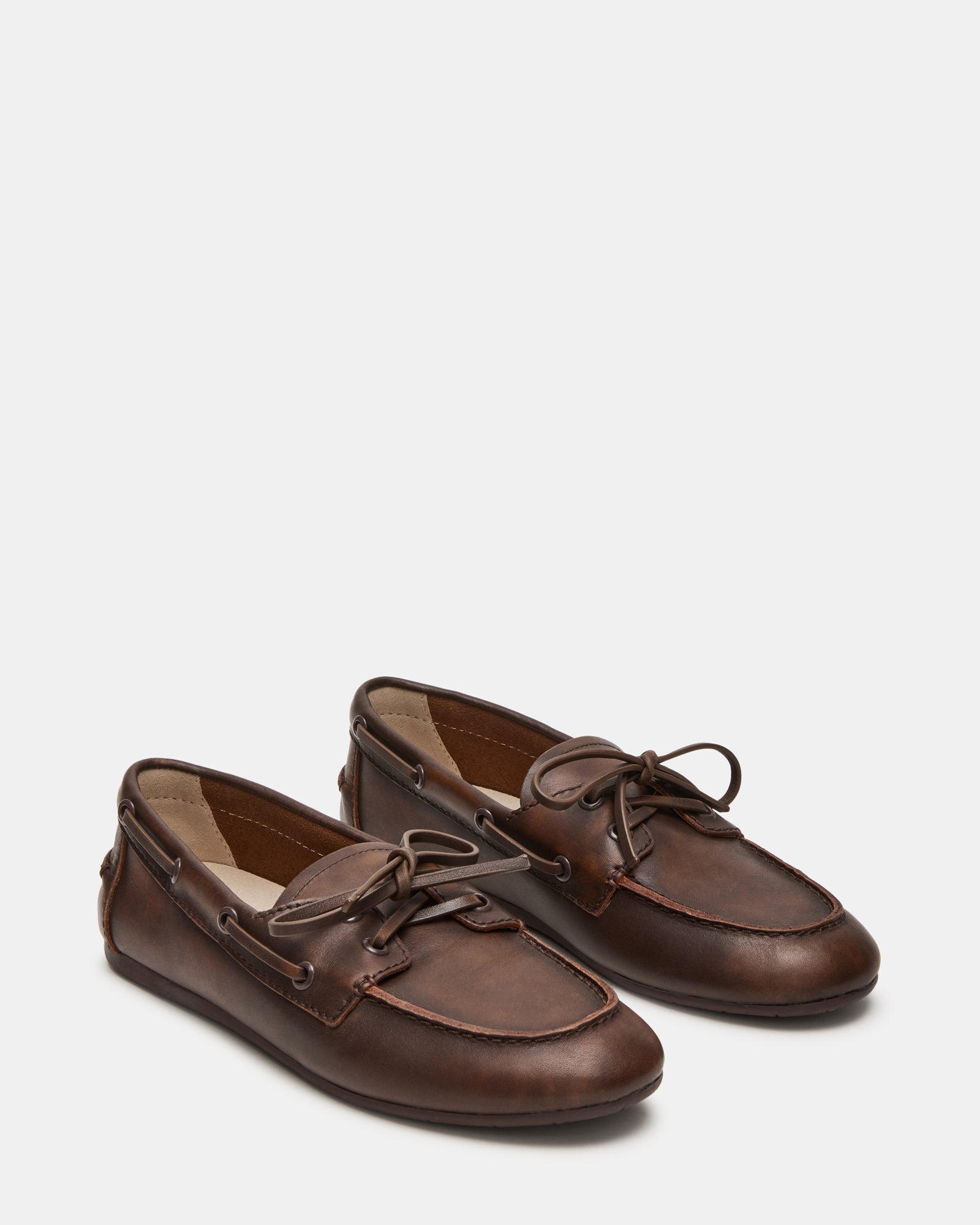 SAG BROWN LEATHER